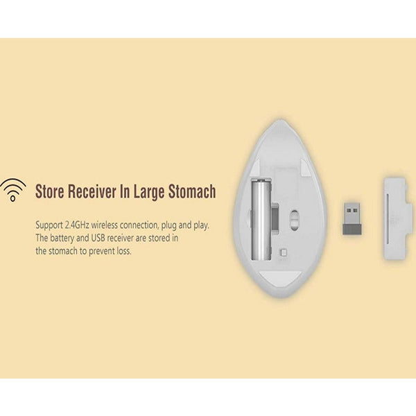 Hamster Mini Mouse 2.4Ghz Wireless Creative Design Mice For Windows Computer Pc Laptop Gift Gray Mice Trackballs & Touchpads