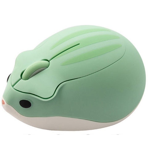 Hamster Mini Mouse 2.4Ghz Wireless Creative Design Mice For Windows Computer Pc Laptop Gift Green Mice Trackballs & Touchpads