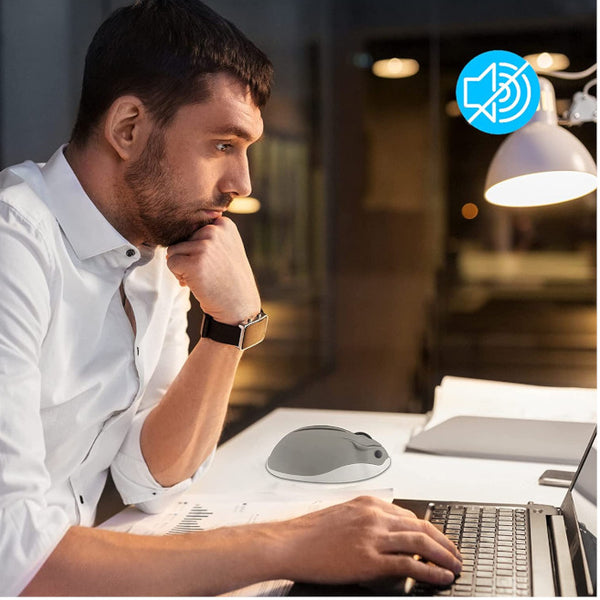 Hamster Mini Mouse 2.4Ghz Wireless Creative Design Mice For Windows Computer Pc Laptop Gift Gray Mice Trackballs & Touchpads