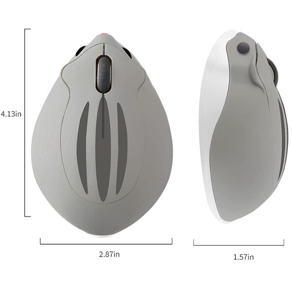 Hamster Mini Mouse 2.4Ghz Wireless Creative Design Mice For Windows Computer Pc Laptop Gift Gray Mice Trackballs & Touchpads