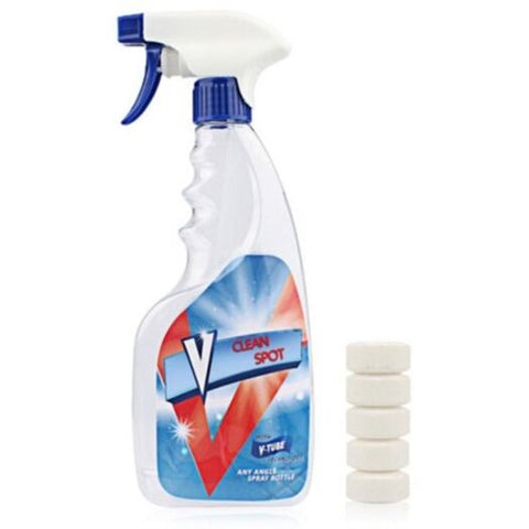 Hand Button Spray Bottle With Full Strength Cleaning Detergent Blue 10 Effervescent Tablets Watering Cans & Spray Bottles