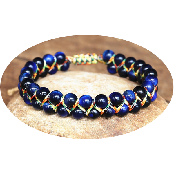 Veile Studios Handwoven Tigereye Bracelet Unisex Employee Benefits Personality Bracelets