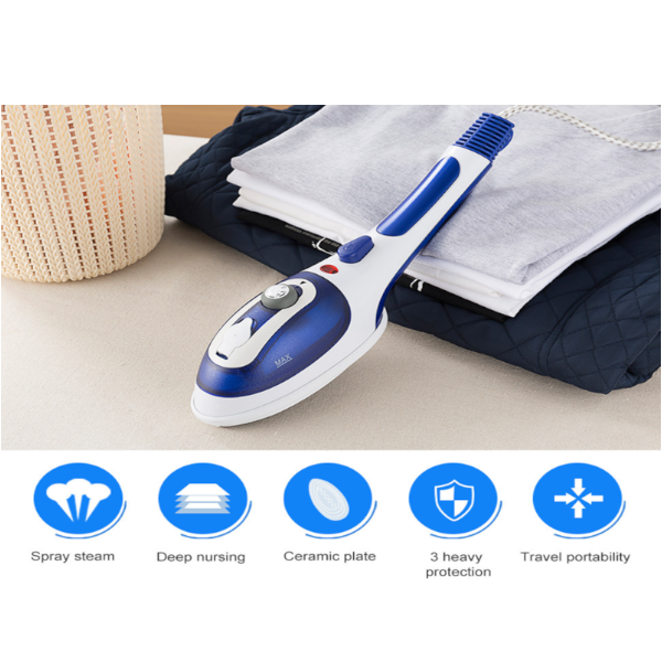 Hand Held Fabric Steam Iron Fast Heat Up Household Travel Garment Steamer Irons & Press Irons