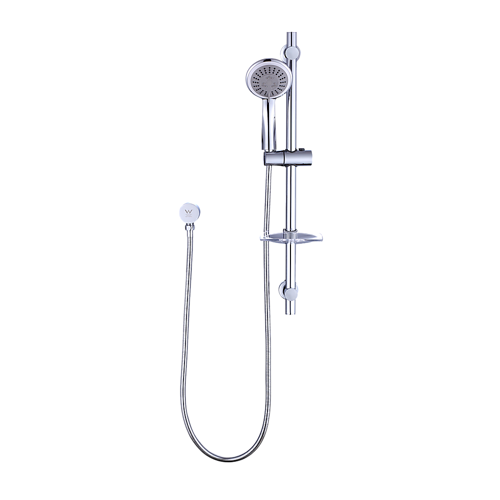 Della Francesca Hand Held Shower Rail Soap Dish Bathroom Set Shower Heads & Combos