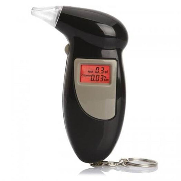 Handheld Alcohol Breathalyzer Portable Tester Black