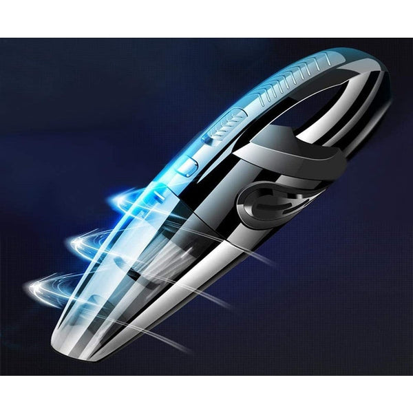 Handheld Car Vacuum Cordless Cleaner Usb Charger Wet Dry Strong Cyclone Suction Lightweight Portable Auto Mini