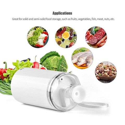 Food Vacuum Sealers Handheld Mini Machine Cordless Usb Rechargeable Sealing System Storage Saver