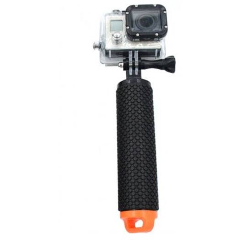 Handheld Selfie Stick Waterproof Floaty Buoyancy Rods For Gopro 3 / 4 Xiaoyi Sj Orange Selfie Sticks