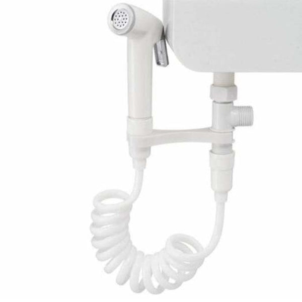 Handheld Toilet Portable Bidet Sprayer Nozzle Shower Head Seat Bathroom Kit White Bidets