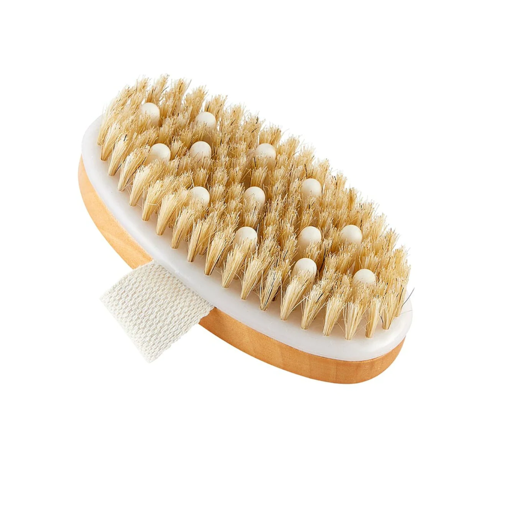 Handheld Exfoliating Dry Brush Body Scrubber Bath Brushes & Sponges