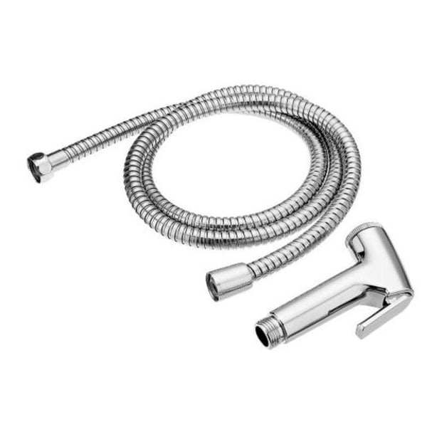 Handhold Shower Head Douche Toilet Bidet Sprayer With 1.5M Hose Silver Bidets