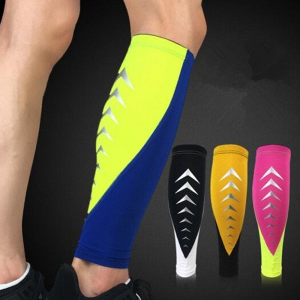 Handise Reflective Sleeves Compression Leg Brace Protector Warmers Legging White Orthotics Braces & Sleeves