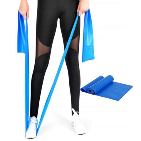 Handise Super Exercise Band 7 Ft. Long Latex Free Resistance Bands Day Sky Blue 1Pc