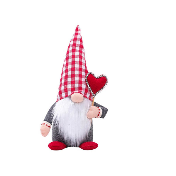 Handmade Standing Tomte Doll Santa Gnome Ornaments Holiday Decoration Party Decorations