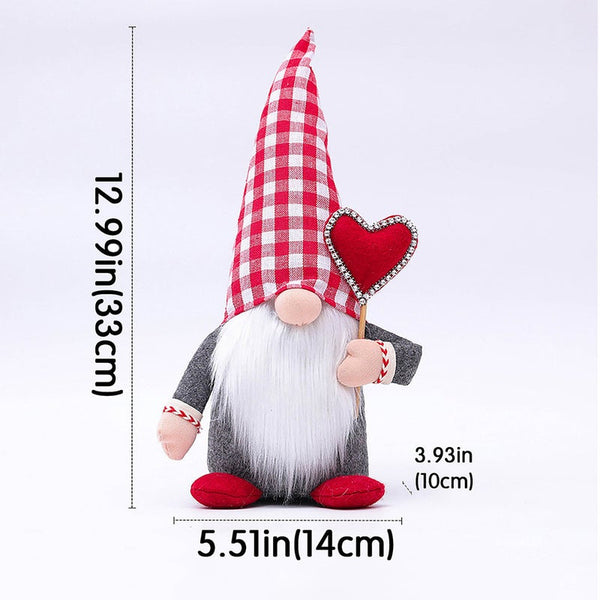 Handmade Standing Tomte Doll Santa Gnome Ornaments Holiday Decoration Party Decorations