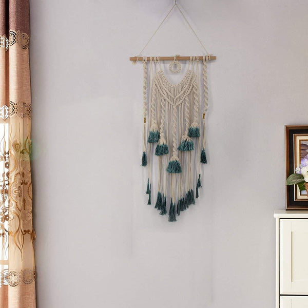 Macrame Wall Hanging Woven Art Tapestry Boho Dcor Tapestries