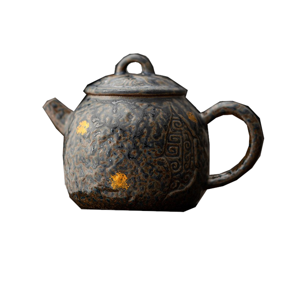 Handmade Teapot Old Rock Clay Kung Fu Stoneware Colored Glaze 180Ml Teapots
