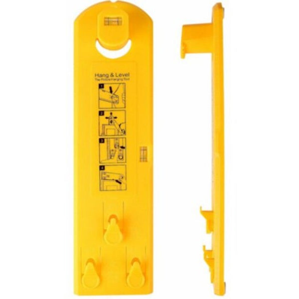 Hang Level Picture Hanging Tool Lightweight Measurement For Photo Rubber Ducky Yellow Hooks & Hangers