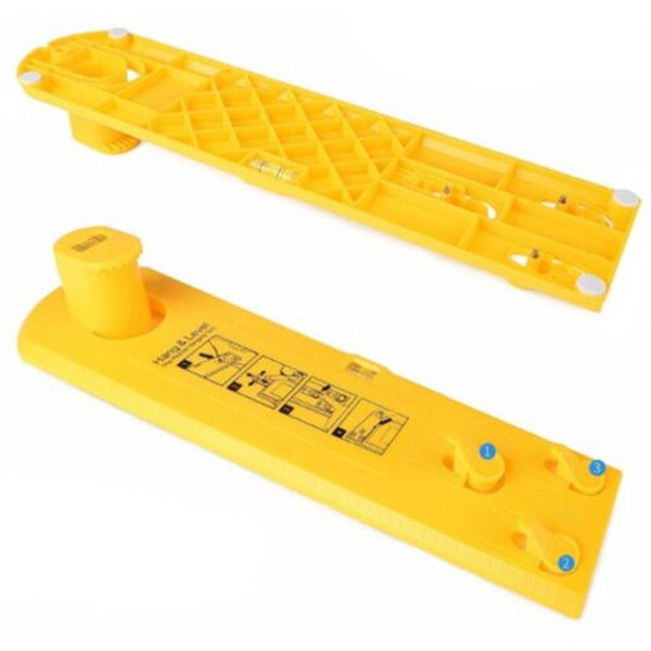 Hang Level Picture Hanging Tool Lightweight Measurement For Photo Rubber Ducky Yellow Hooks & Hangers
