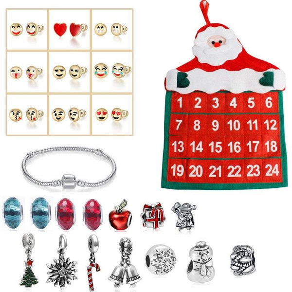 Christmas Decorations Hanging Advent Calendar Diy Countdown 24 Days Charms Seasonal Decorations