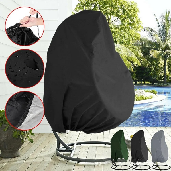 Hanging Chair Cover Patio Egg Rocking Protective Rain Waterproof Breathable 230X200cm Slipcovers