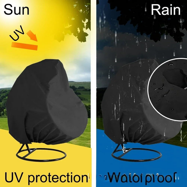 Hanging Chair Cover Patio Egg Rocking Protective Rain Waterproof Breathable 230X200cm Slipcovers