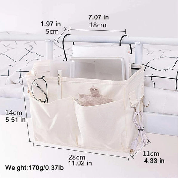 Hanging Organiser Solid Grey Hanging Closet Storage