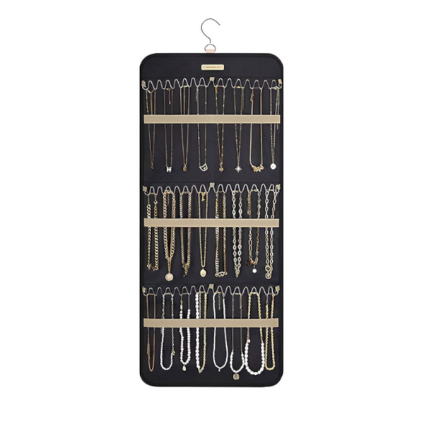 Veile Studios Hanging Antitangle Necklace Jewellery Organizer Pvc Metal Hooks 80 Characters Jewellery Holders & Organisers