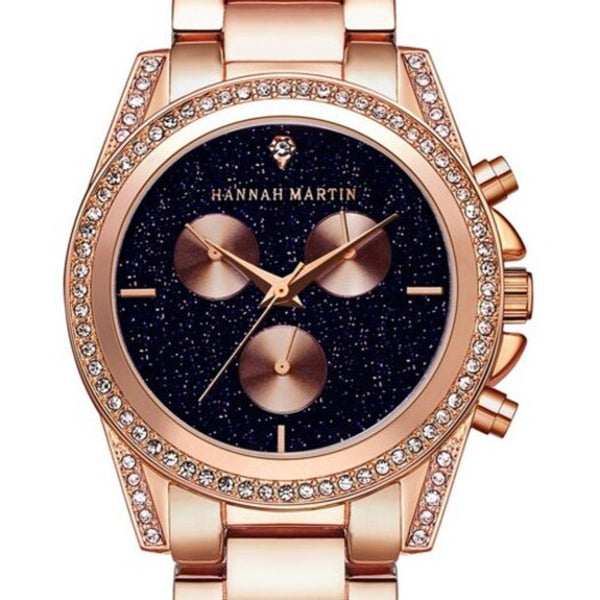 Veile Studios 1108 Leisure Fashion Belt Luxury Women Wrist Watch Rose Gold Watches