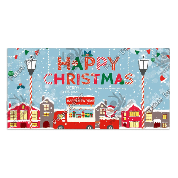 New Year Decoration Home Hanging Sign Door Christmas Tree Ornament Gift Plaques & Signs