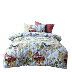 Happy Kids Ironbark Quilted Cotton Cover Set Single
