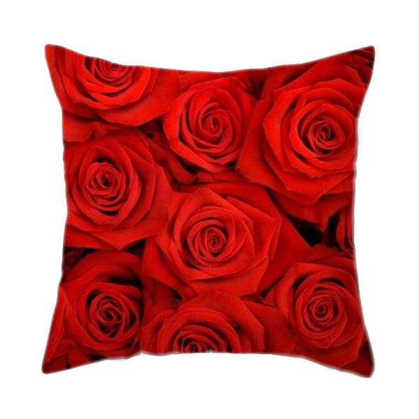 Happy Valentine's Day Red Polyester Decorative Cushion Covers Cushions & Decorative Pillows