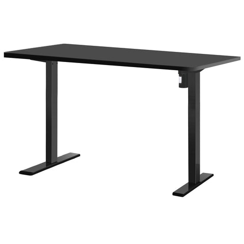 Artiss Electric Standing Desk Motorised Sit Desks Table Black 140Cm