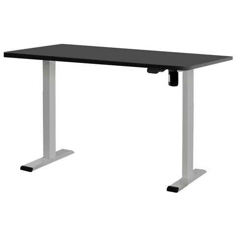 Artiss Electric Standing Desk Motorised Sit Desks Table Grey Black 140Cm