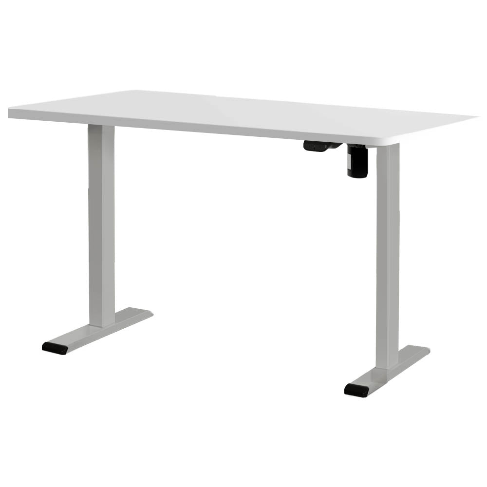 Artiss Electric Standing Desk Motorised Sit Desks Table Grey White 140Cm