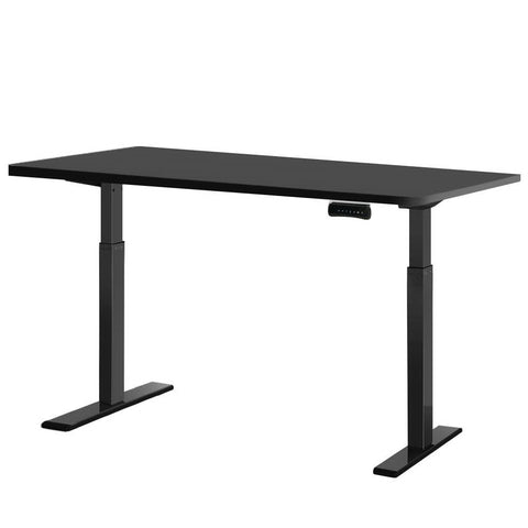 Artiss Standing Desk Electric Height Adjustable Sit Desks Table Black