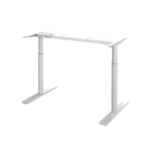Artiss Standing Desk Sit Motorised Frame Only Dual White Standing Desks