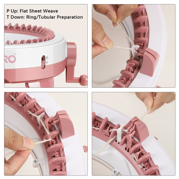 48 Needle Diy Big Hand Knitting Machine Weaving Loom Sewing Tool Knitting Looms