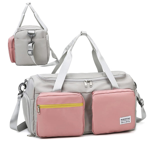 Sports Fitness Gym Bag Shoes Compartment Duffle Bags Gym Bags