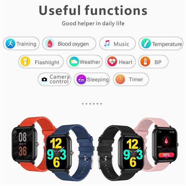 Lige 2022 New Smart Watch Ladies Full Touch Screen Sports Fitness Ip67 Waterproof Bluetooth For Android Ios Smartwatch Men