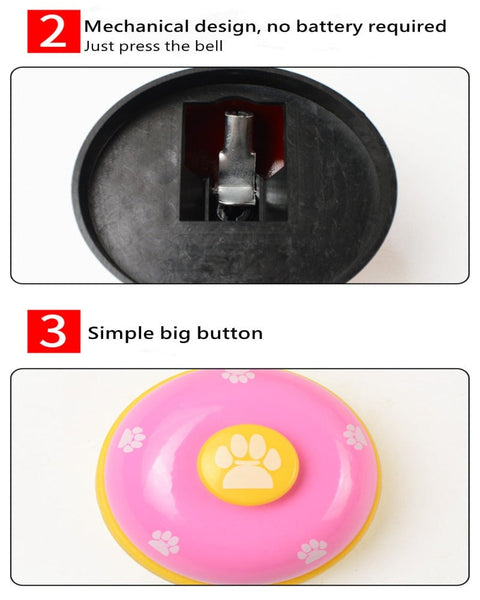 Pet Training Dinner Bell Paw Presser Dog Reminder Feeding Other Training & Obedience