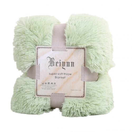 80X120cm Soft Warm Fluffy Shaggy Children's Throw Blanket Snuggle Rug Blankets & Throws