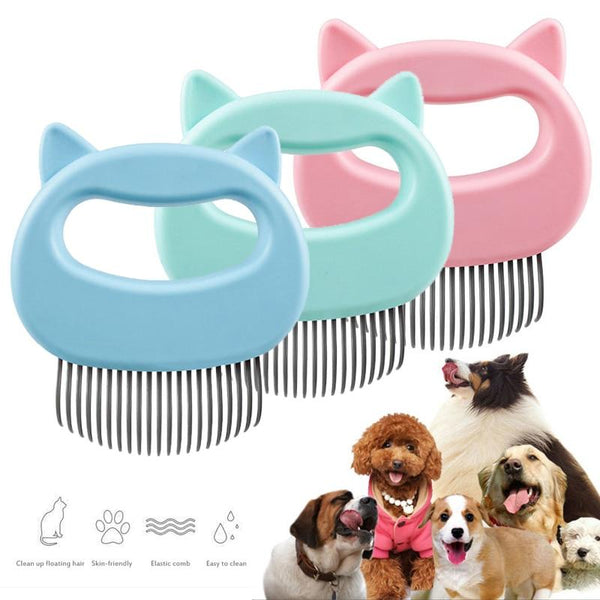 Pet Hair Removal Massaging Dog Or Cat Comb Dog Grooming