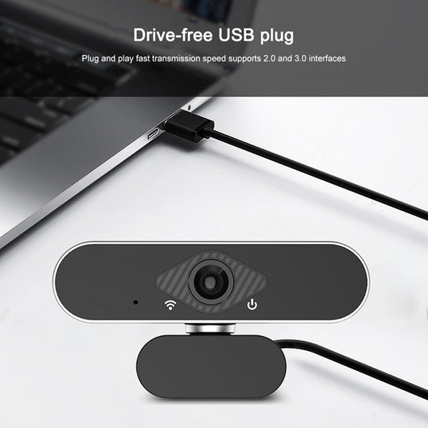 Hd 1080P Webcam With Microphone 60Fps Autofocus Streaming Usb Computer Camera For Pc Laptop Desktop Video Webcams