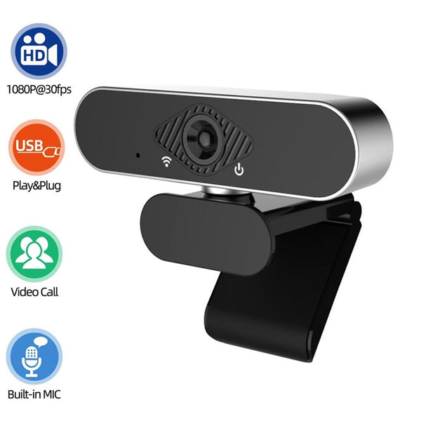 Hd 1080P Webcam With Microphone 60Fps Webcams Autofocus Streaming Usb Computer Camera For Pc Laptop Desktop Video