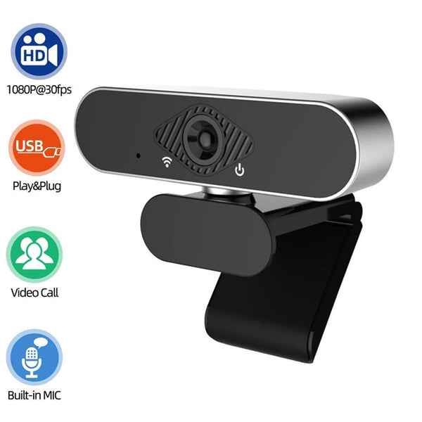 Hd 1080P Webcam With Microphone 60Fps Autofocus Streaming Usb Computer Camera For Pc Laptop Desktop Video Webcams