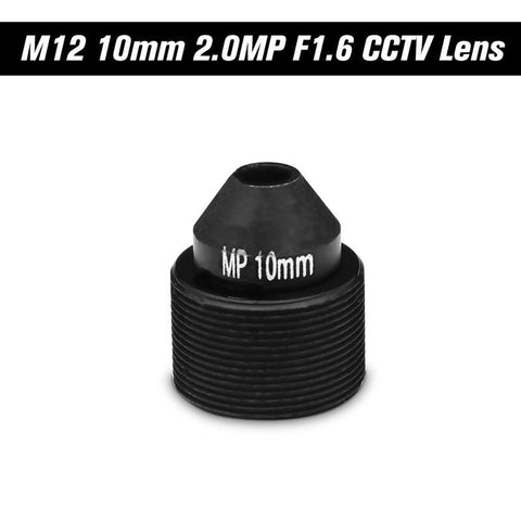 Hd 2.0 Megapixel 10Mm Lens M12 Pinhole For Cctv Security Cameras Mount M12p0.5 Aperture F1.6 Format / 2.7