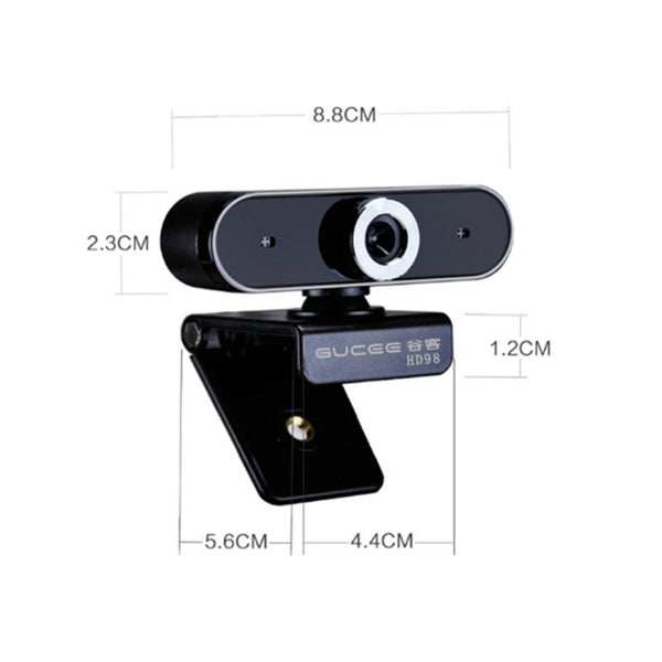 Hd Computer Camera With Microphone Free Drive Usb Suitable For Video Learn English Online Webcams