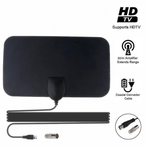 Portable Hd Digital Tv Antenna With Iec Adapter