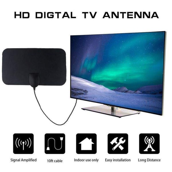 Hd Digital Tv Antenna With Iec Adapter Antennas